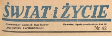Świat i życie. Ilustrowany dodatek tygodniowy Dziennika Zachodniego, 1948.10.24 nr 42