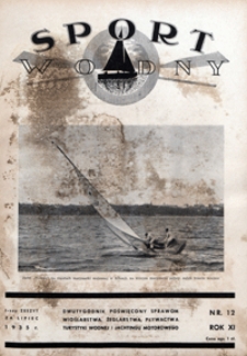 Sport Wodny, 1935, nr 12