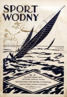 Sport Wodny, 1935, nr 13
