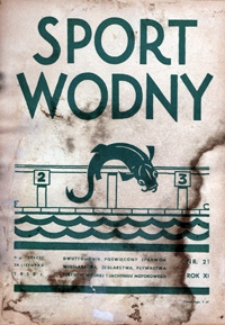 Sport Wodny, 1935, nr 21