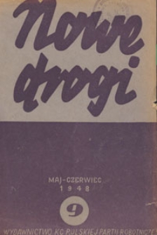 Nowe Drogi : czasopismo społeczno-polityczne, 1948.05-06 nr 9