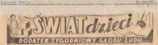 Świat Dzieci. Dodatek tygodniowy Głosu Ludu, 1947.09.02 nr 36