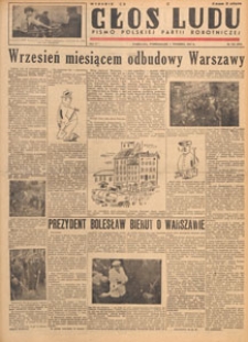 Głos Ludu : pismo codzienne Polskiej Partii Robotniczej, 1947.09.07 nr 246