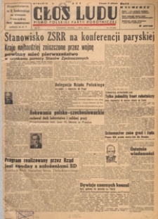 Głos Ludu : pismo codzienne Polskiej Partii Robotniczej, 1947.07.13 nr 190