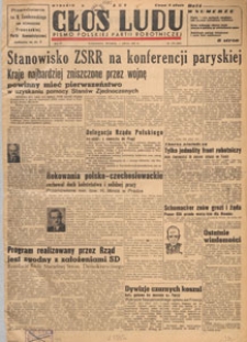 Głos Ludu : pismo codzienne Polskiej Partii Robotniczej, 1947.07.18 nr 195