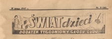 Świat Dzieci. Dodatek tygodniowy Głosu Ludu, 1947.02.17 nr 08