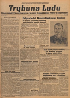 Trybuna Ludu : organ Komitetu Centralnego Polskiej Zjednoczonej Partii Robotniczej, 1949.02.01 nr 30