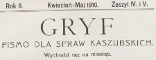 Gryf : pismo dla spraw kaszubskich, 1910.04-05 z. 4-5