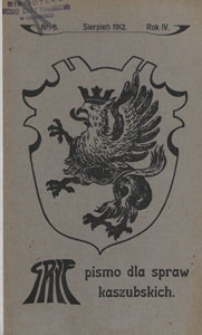 Gryf : pismo dla spraw kaszubskich, 1912.08 nr 8