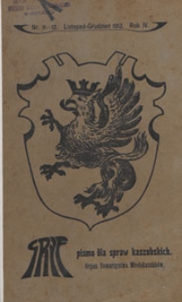 Gryf : pismo dla spraw kaszubskich, 1912.11-12 nr 11-12