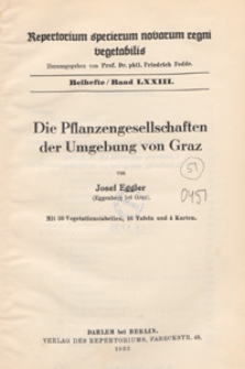 Repertorium Specierum Novarum Regni Vegetabilis : Beihefte, 1933 Bd 73