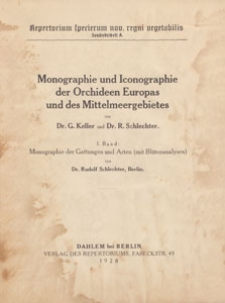 Repertorium Specierum Novarum Regni Vegetabilis : Sonderbeiheft A , 1928 Bd 1