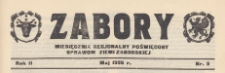 Zabory : miesięcznik regjonalny poświęcony sprawom Ziemi Zaborskiej, 1936.05 nr 5