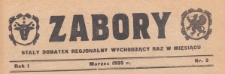 Zabory : stały dodatek regjonalny wychodzący raz w miesiącu, 1935.03 nr 3