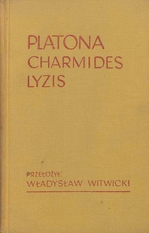 Platona Charmides i Lyzis