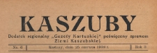 Kaszuby : dodatek regjonalny "Gazety Kartuskiej" poświęcony sprawom Ziemi Kaszubskiej, 1938.06.25 nr 6