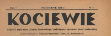 Kociewie : dodatek regionalny "Gońca Pomorskiego" i "Dziennika Starogardzkiego" poświęcony sprawom ziemi kociewskiej, 1938.10 nr 10