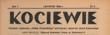 Kociewie : dodatek regionalny "Gońca Pomorskiego" i "Dziennika Starogardzkiego" poświęcony sprawom ziemi kociewskiej, 1938.11 nr 11