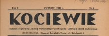 Kociewie : dodatek regionalny "Gońca Pomorskiego" i "Dziennika Starogardzkiego" poświęcony sprawom ziemi kociewskiej, 1939.04 nr 4
