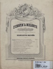 Zakochana : [pieśń g-moll : transkrypcja mazurka a-moll op.7 nr 2 / słowa Kornel Ujejski ; oprac. Karol Studziński