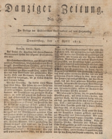 Danziger Zeitung, 1813.04.22 nr 63