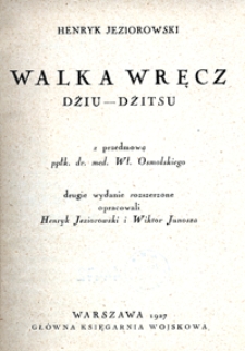 Walka wręcz : dżiu-dżitsu