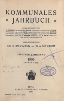 Kommunales Jahrbuch, 1909