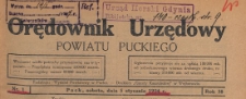 Orędownik Urzędowy Powiatu Puckiego, 1924.02.02 nr 6
