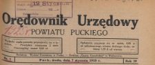 Orędownik Urzędowy Powiatu Puckiego, 1925.03.07 nr 9