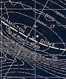 Bulletin 711-D. Oil in the Warm Springs and Hamilton Domes, near Thermopolis, Wyoming