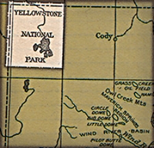 Bulletin 711-H. Anticlines near Maverick Springs Fremont County, Wyoming