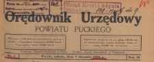 Orędownik Urzędowy Powiatu Puckiego, 1924.12.24 nr 72