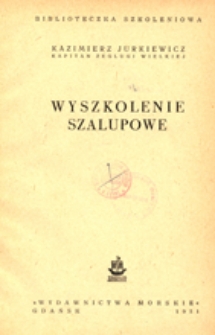 Wyszkolenie szalupowe