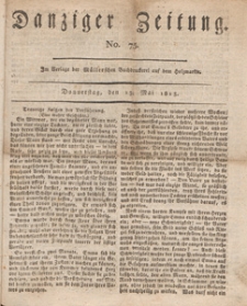 Danziger Zeitung, 1813.05.13 nr 75
