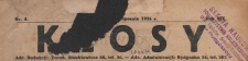 Kłosy : tygodnik urzędowy Pomorskiej Izby Rolniczej [...], 1926.01.24 nr 4