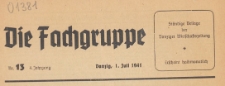 Die Fachgruppe : Organ Sämtlicher Fachgruppen der Industrie und Handelskammer zu Danzig, 1941.07.01 nr 13