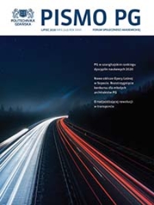 Pismo PG : Forum Społeczności Akademickiej, 2020, R. 27, Nr 6 (Lipiec)