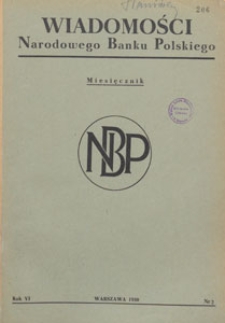 Wiadomości Narodowego Banku Polskiego, 1950.02 nr 2