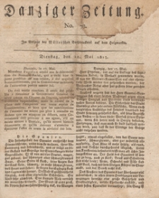 Danziger Zeitung, 1813.05.18 nr 78