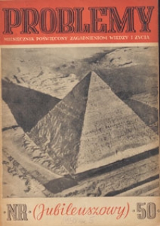 Problemy : miesięcznik poświęcony zagadnieniom wiedzy i życia, 1950 nr 5