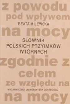 Słownik polskich przyimków wtórnych
