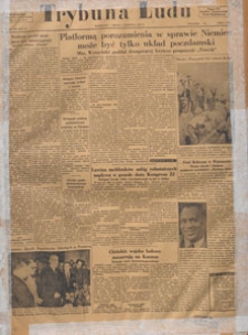 Trybuna Ludu : organ Komitetu Centralnego Polskiej Zjednoczonej Partii Robotniczej, 1950.06.21 nr 168