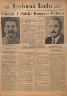 Trybuna Ludu : organ Komitetu Centralnego Polskiej Zjednoczonej Partii Robotniczej, 1950.09.20 nr 258