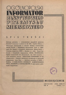 Ogólnopolski Informator Przemysłu Miejscowego, 1950.12 nr 44