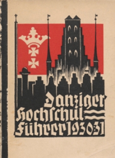 Danziger Hochschulf&uuml;hrer 1930/1931