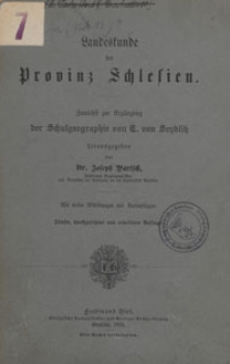 Landeskunde der Provinz Schlesien