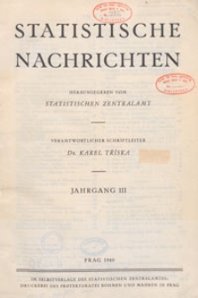 Statistische Nachrichten : Streng vertraulich !, 1940 nr 5-6