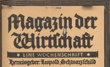 Magazin der Wirtschaft : eine Wochenschrift, 1926.01.07 nr 1