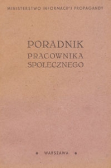 Poradnik Pracownika Społecznego, 1946.07.01 nr 5/6