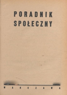 Poradnik Społeczny, 1949.01.15 nr 1-2